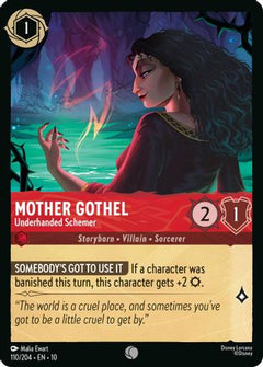Mother Gothel - Underhanded Schemer (110/204) [Whispers in the Well] Cold Foil - Deck Out Gaming