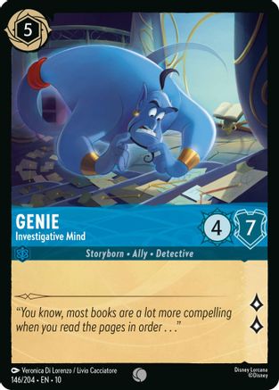 Genie - Investigative Mind (146/204) [Whispers in the Well] - Deck Out Gaming