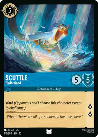 Scuttle - Birdbrained (147/204) [Whispers in the Well] Cold Foil - Deck Out Gaming