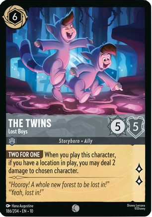 The Twins - Lost Boys (186/204) [Whispers in the Well] Cold Foil - Deck Out Gaming