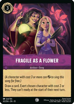 Fragile as a Flower (65/204) [Whispers in the Well] Cold Foil - Deck Out Gaming