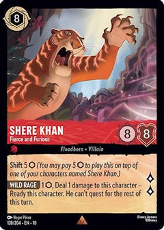 Shere Khan - Fierce and Furious (128/204) [Whispers in the Well] - Deck Out Gaming