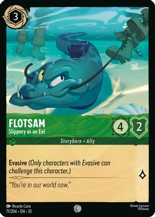 Flotsam - Slippery as an Eel (71/204) [Whispers in the Well] Cold Foil - Deck Out Gaming