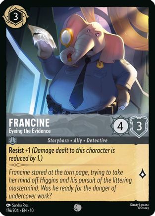 Francine - Eyeing the Evidence (176/204) [Whispers in the Well] - Deck Out Gaming