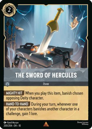 The Sword of Hercules (200/204) [Whispers in the Well] - Deck Out Gaming