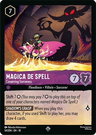 Magica De Spell - Conniving Sorceress (54/204) [Whispers in the Well] Cold Foil - Deck Out Gaming