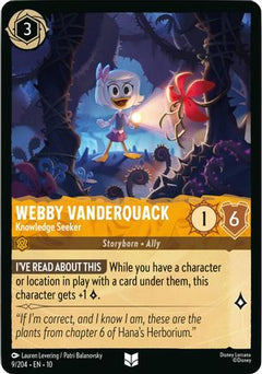Webby Vanderquack - Knowledge Seeker (9/204) [Whispers in the Well] - Deck Out Gaming