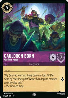 Cauldron Born - Mindless Horde (39/204) [Whispers in the Well] Cold Foil - Deck Out Gaming