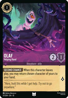 Olaf - Helping Hand (57/204) [Whispers in the Well] - Deck Out Gaming