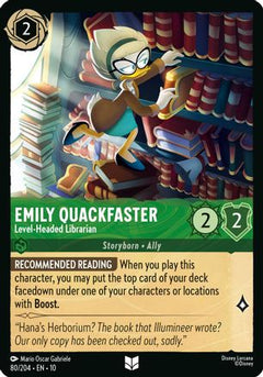 Emily Quackfaster - Level-Headed Librarian (80/204) [Whispers in the Well] - Deck Out Gaming