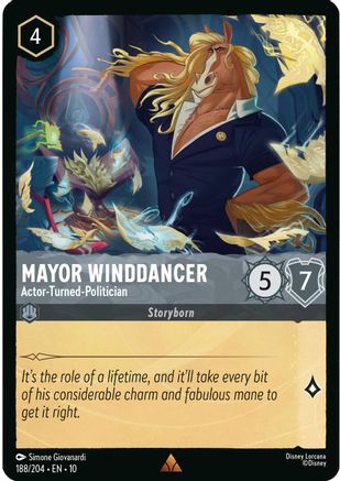 Mayor Winddancer - Actor-Turned-Politician (188/204) [Whispers in the Well] - Deck Out Gaming