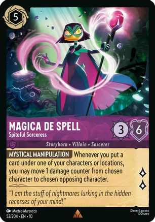Magica De Spell - Spiteful Sorceress (52/204) [Whispers in the Well] - Deck Out Gaming
