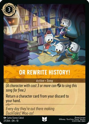 Or Rewrite History! (27/204) [Whispers in the Well] - Deck Out Gaming
