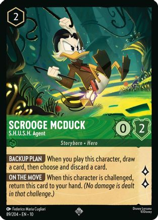 Scrooge McDuck - S.H.U.S.H. Agent (89/204) [Whispers in the Well] - Deck Out Gaming