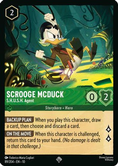 Scrooge McDuck - S.H.U.S.H. Agent (89/204) [Whispers in the Well] Cold Foil - Deck Out Gaming