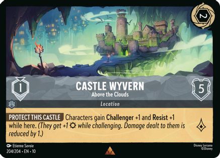 Castle Wyvern - Above the Clouds (204/204) [Whispers in the Well] Cold Foil - Deck Out Gaming