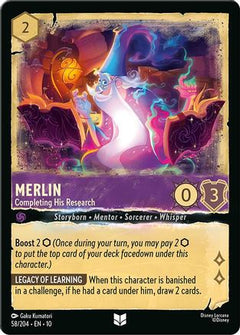 Merlin - Completing His Research (58/204) [Whispers in the Well] - Deck Out Gaming