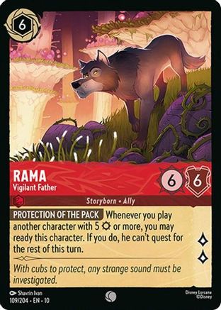 Rama - Vigilant Father (109/204) [Whispers in the Well] - Deck Out Gaming