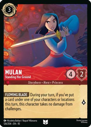 Mulan - Standing Her Ground (126/204) [Whispers in the Well] - Deck Out Gaming