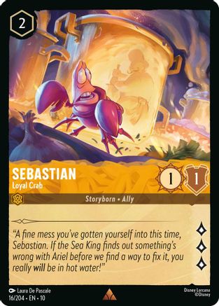 Sebastian - Loyal Crab (16/204) [Whispers in the Well] - Deck Out Gaming