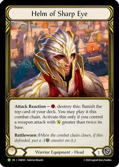 Helm of Sharp Eye (Golden) - FAB303 (FAB303) [Flesh and Blood: Promo Cards] Cold Foil - Deck Out Gaming