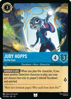 Judy Hopps - On the Case (137/204) [Whispers in the Well] - Deck Out Gaming