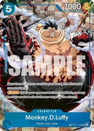 Monkey.D.Luffy - OP11-058 (TR) (OP11-058) [Carrying On His Will] Foil - Deck Out Gaming