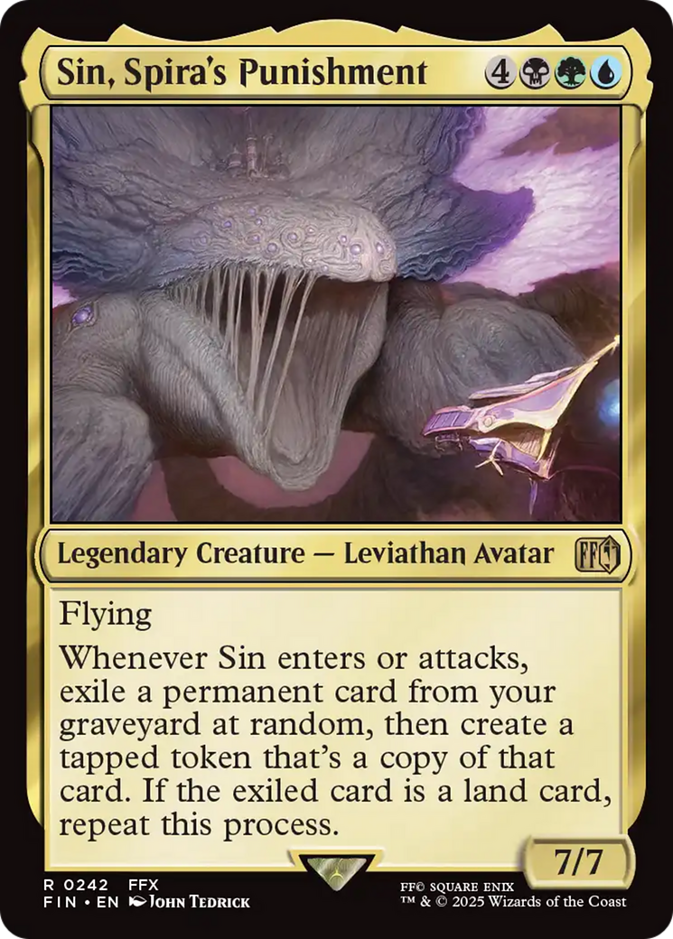 Sin, Spira's Punishment (242) [FINAL FANTASY] foil - Deck Out Gaming