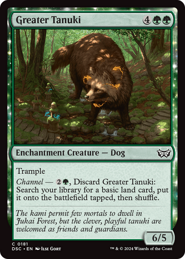 Greater Tanuki (181) [Duskmourn: House of Horror Commander] - Deck Out Gaming