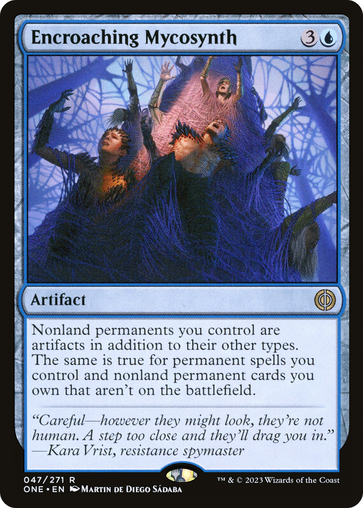Encroaching Mycosynth (47) [Phyrexia: All Will Be One] foil - Deck Out Gaming