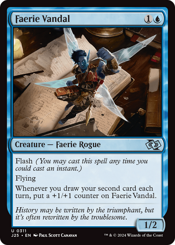 Faerie Vandal (311) [Foundations Jumpstart] - Deck Out Gaming
