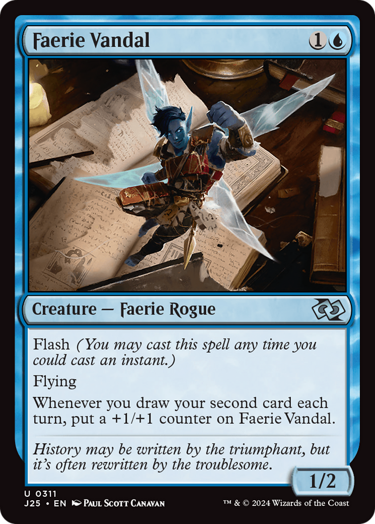 Faerie Vandal (311) [Foundations Jumpstart] - Deck Out Gaming