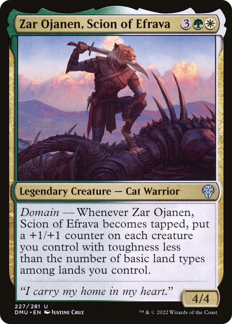 Zar Ojanen, Scion of Efrava (227) [Dominaria United] - Deck Out Gaming