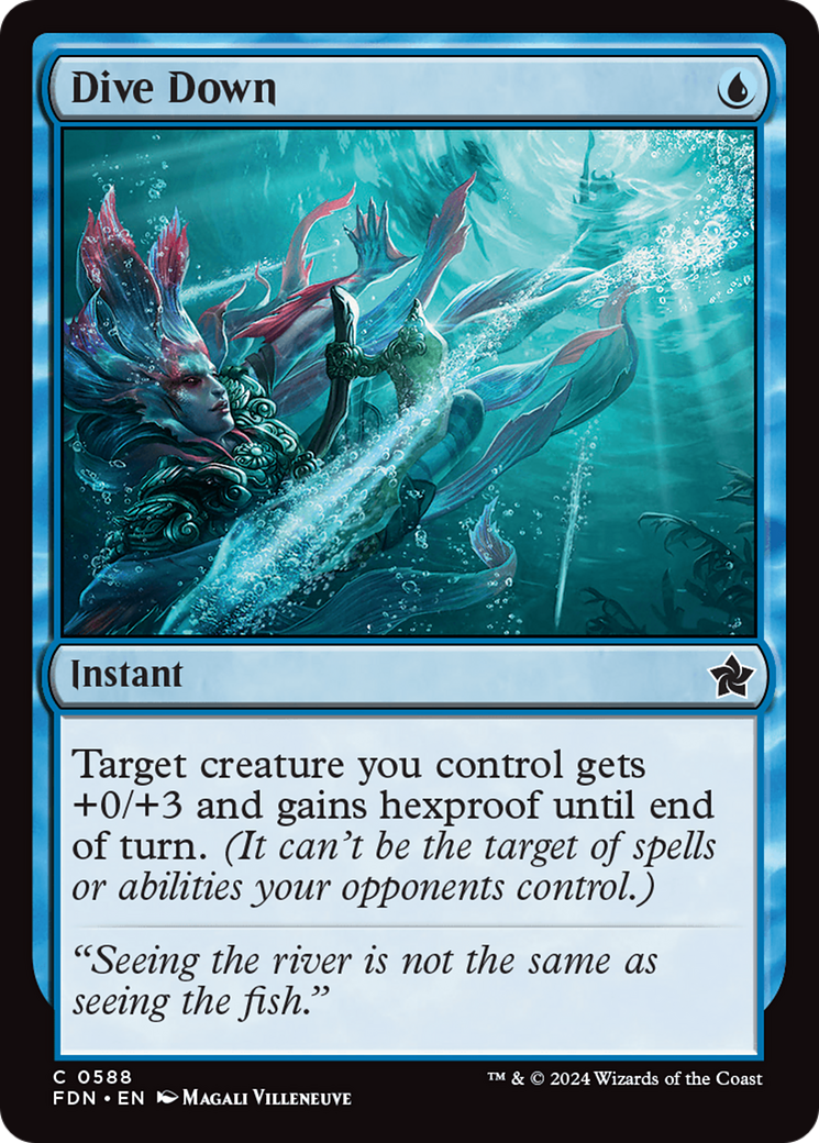 Dive Down (588) [Foundations] - Deck Out Gaming