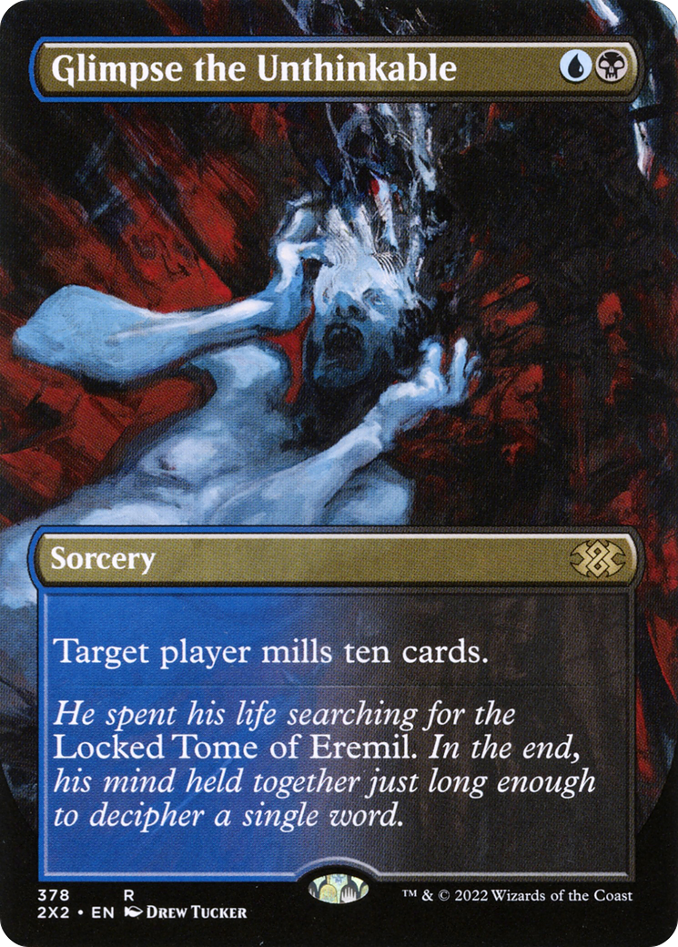 Glimpse the Unthinkable (Borderless) (378) [Double Masters 2022] - Deck Out Gaming
