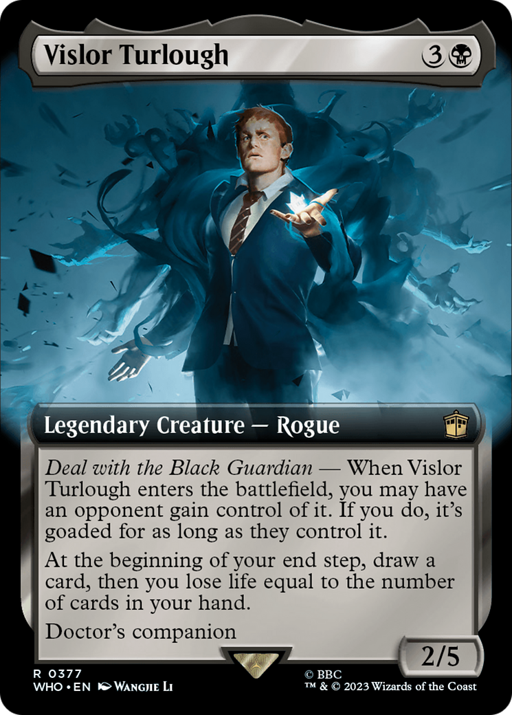 Vislor Turlough (Extended Art) (377) [Doctor Who] foil - Deck Out Gaming