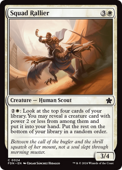 Squad Rallier (24) [Foundations] foil - Deck Out Gaming