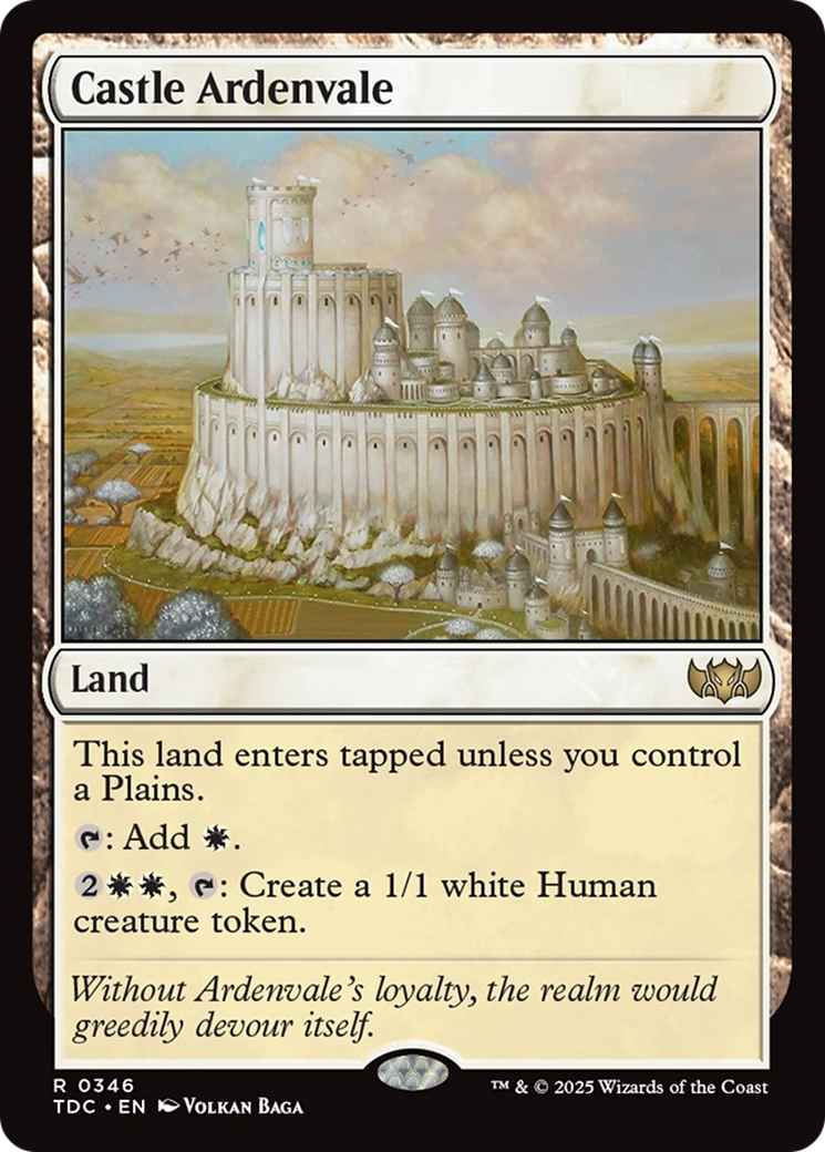 Castle Ardenvale (346) [Commander: Tarkir: Dragonstorm] - Deck Out Gaming