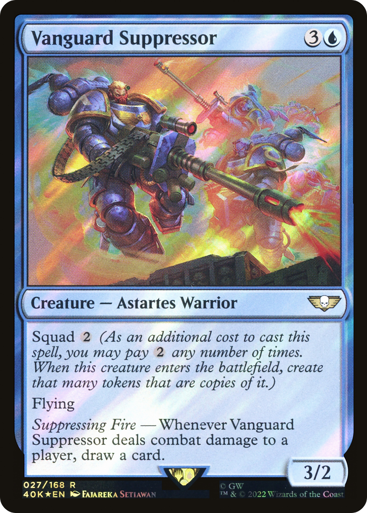 Vanguard Suppressor (Surge Foil) (27) [Warhammer 40,000 Commander] foil - Deck Out Gaming