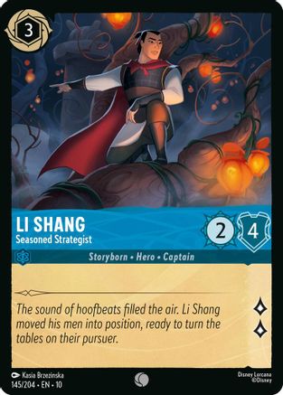 Li Shang - Seasoned Strategist (145/204) [Whispers in the Well] - Deck Out Gaming
