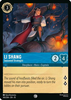 Li Shang - Seasoned Strategist (145/204) [Whispers in the Well] Cold Foil - Deck Out Gaming