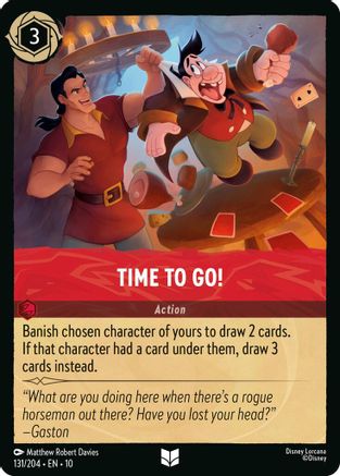 Time to Go! (131/204) [Whispers in the Well] Cold Foil - Deck Out Gaming