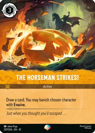 The Horseman Strikes! (Epic) (207/204) [Whispers in the Well] Holofoil - Deck Out Gaming