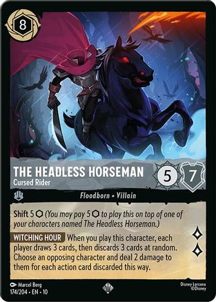 The Headless Horseman - Cursed Rider (174/204) [Whispers in the Well] - Deck Out Gaming