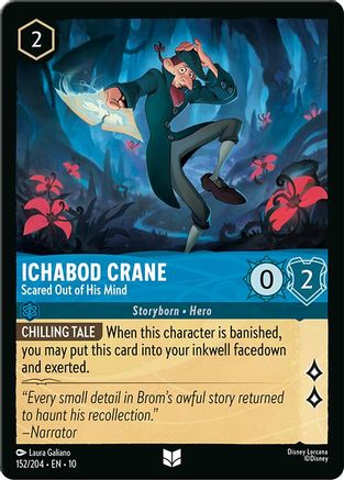 Ichabod Crane - Scared Out of His Mind (152/204) [Whispers in the Well] - Deck Out Gaming