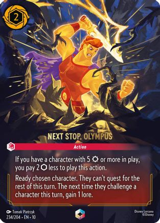 Next Stop, Olympus (Enchanted) (234/204) [Whispers in the Well] Holofoil - Deck Out Gaming