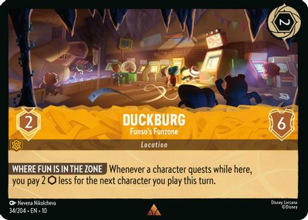 Duckburg - Funso's Funzone (34/204) [Whispers in the Well] - Deck Out Gaming