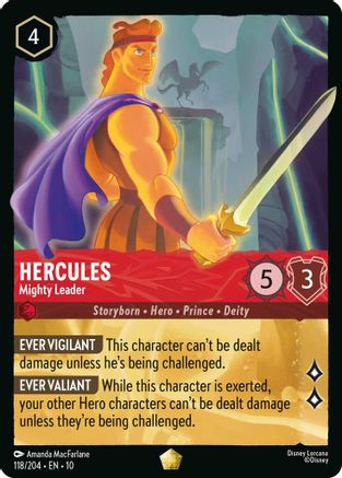Hercules - Mighty Leader (118/204) [Whispers in the Well] - Deck Out Gaming