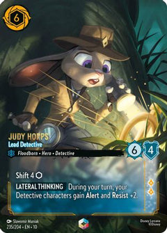 Judy Hopps - Lead Detective (Enchanted) (235/204) [Whispers in the Well] Holofoil - Deck Out Gaming
