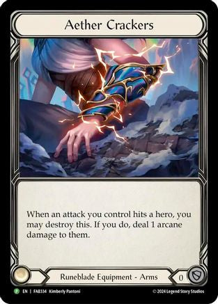 Aether Crackers - FAB334 (FAB334) [Flesh and Blood: Promo Cards] Cold Foil - Deck Out Gaming